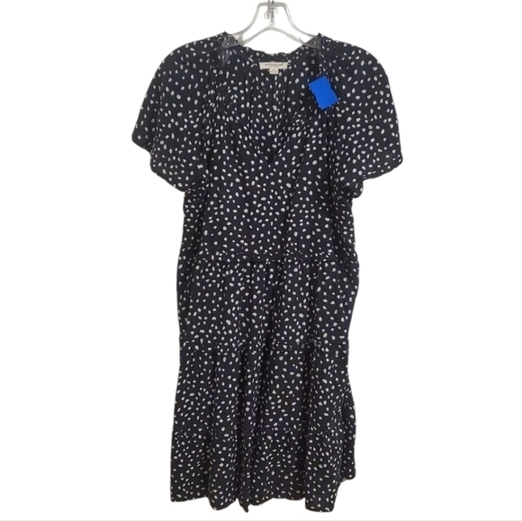 beachlunchlounge Dresses & Skirts - Beachlunchlounge Womens Tiered A-Line Dress Black and White Print Sz Small